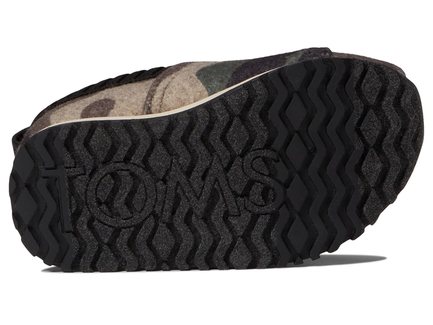TOMS Kids Tiny Camo Printed Felt Alpargata Resident (Toddler/Little Kid) 5 TOMS Kids Tiny Camo Printed Felt Alpargata Resident (Toddler/Little Kid) - Image 3