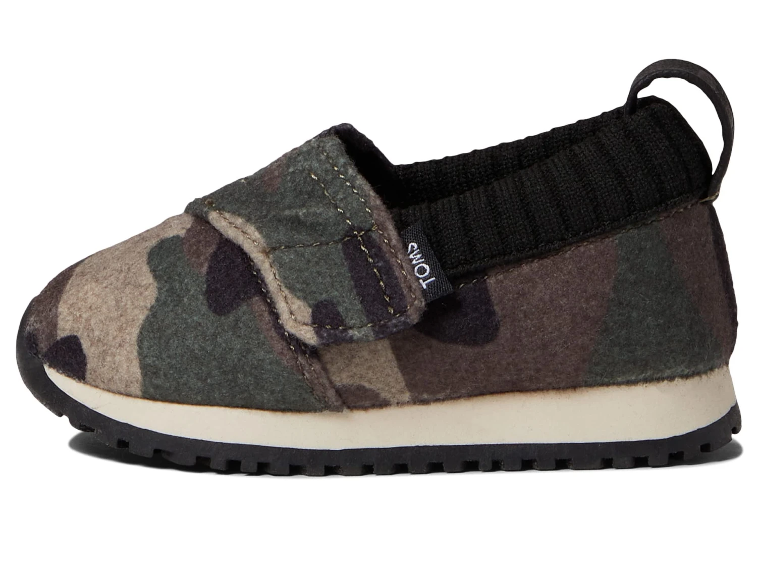 TOMS Kids Tiny Camo Printed Felt Alpargata Resident (Toddler/Little Kid) 6 TOMS Kids Tiny Camo Printed Felt Alpargata Resident (Toddler/Little Kid) - Image 4