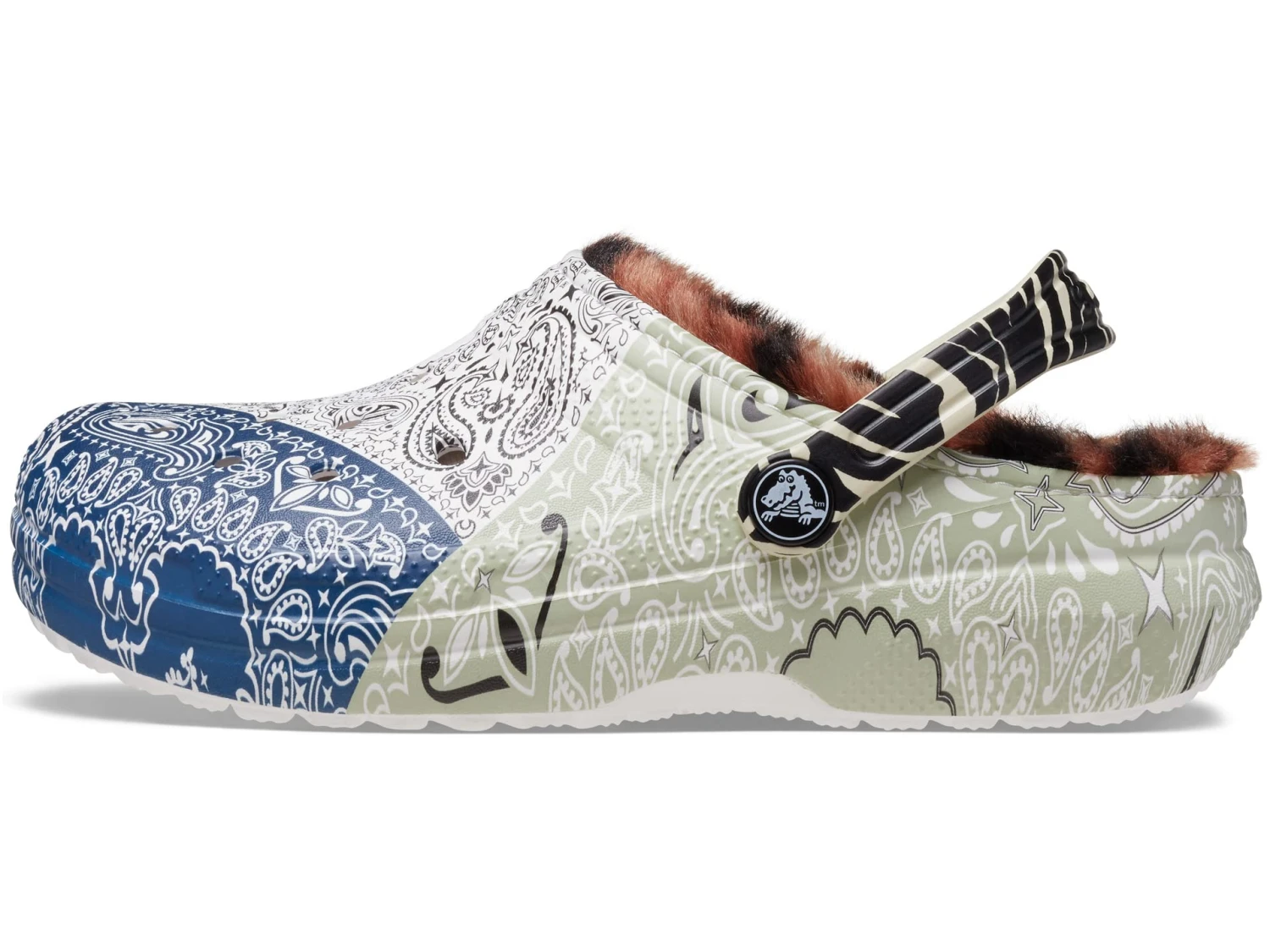 Crocs Kids Zappos Print Lab: "Gone Wild" Classic Lined Clog (Little Kid/Big Kid) 6 Crocs Kids Zappos Print Lab: "Gone Wild" Classic Lined Clog (Little Kid/Big Kid) - Image 4