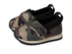TOMS Kids Tiny Camo Printed Felt Alpargata Resident (Toddler/Little Kid)