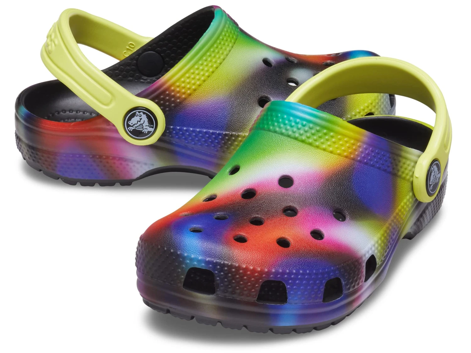 Crocs Kids Classic Tie-Dye Graphic Clog (Toddler) 3 Crocs Kids Classic Tie-Dye Graphic Clog (Toddler)