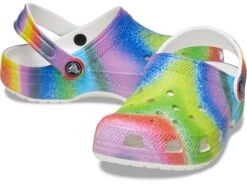 Crocs Kids Classic Tie-Dye Graphic Clog (Little Kid/Big Kid)