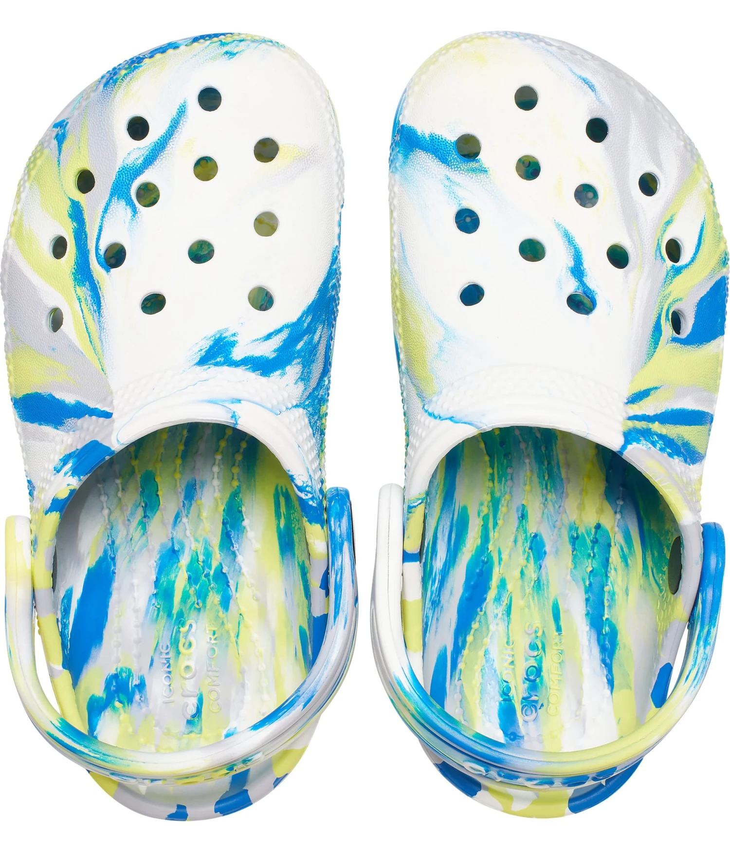 Crocs Kids Classic Marbled Tie-Dye Clog (Toddler) 4 Crocs Kids Classic Marbled Tie-Dye Clog (Toddler) - Image 2